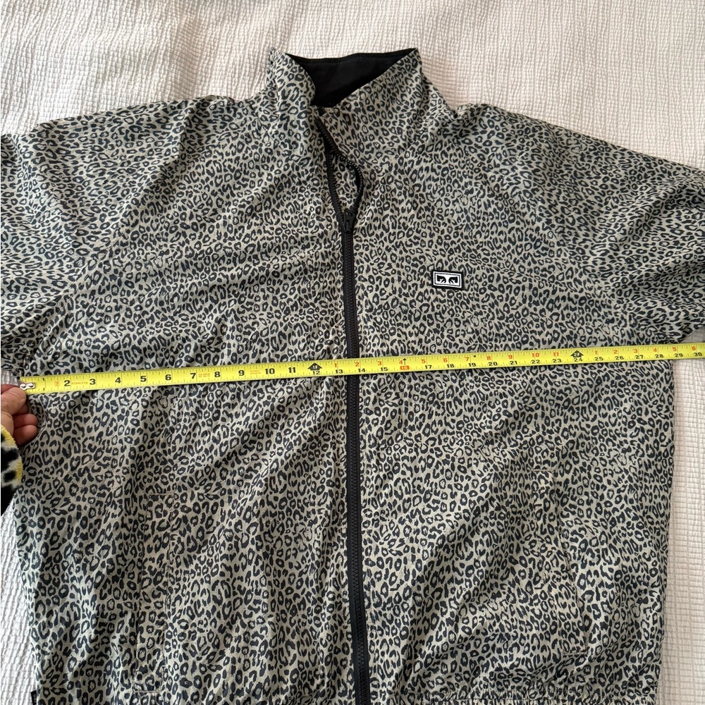 Obey Leopard Print Jacket